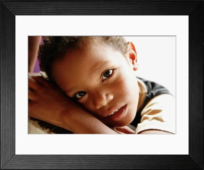 Framed Print : Tasbapauni, Nicaragua; Portrait of boy smiling at camera