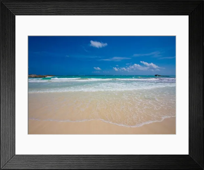 Framed Print : Idyllic Beach Framed Print : Idyllic Beach