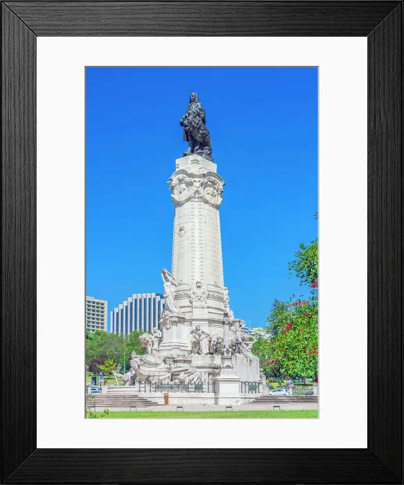 Framed Print : Monument to the Marquês de Pombal in Lisbon Framed Print : Monument to the Marquês de Pombal in Lisbon