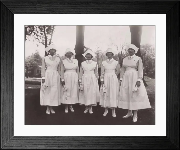 Framed Print : Portrait of female nurses Framed Print : Portrait of female nurses
