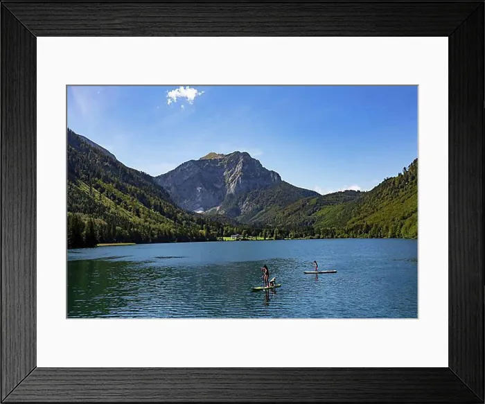 Framed Print : Hoellengebirge, Brunnkogel, Vorderer Langbathsee, Ebensee, Salzkammergut, Austria, Europe Framed Print : Hoellengebirge, Brunnkogel, Vorderer Langbathsee, Ebensee, Salzkammergut, Austria, Europe