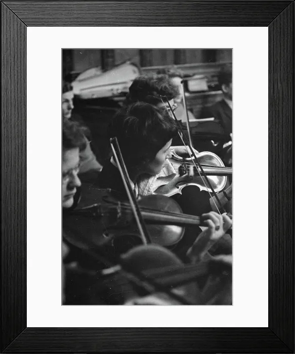 Framed Print : Anefo photo collection. Rehearsal of the Dutch Student Orchestra in Bergen. January 6, 1961. Bergen Framed Print : Anefo photo collection. Rehearsal of the Dutch Student Orchestra in Bergen. January 6, 1961. Bergen