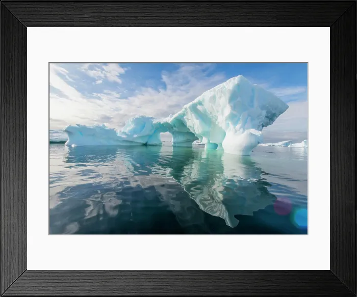 Framed Print : French Passage, Antarctica. Beautiful iceberg in the waters of the French Passage