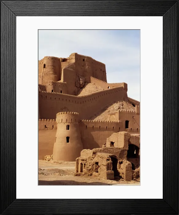 Framed Print : Iran, Bam, The ancient citadel of Arg-é Bam