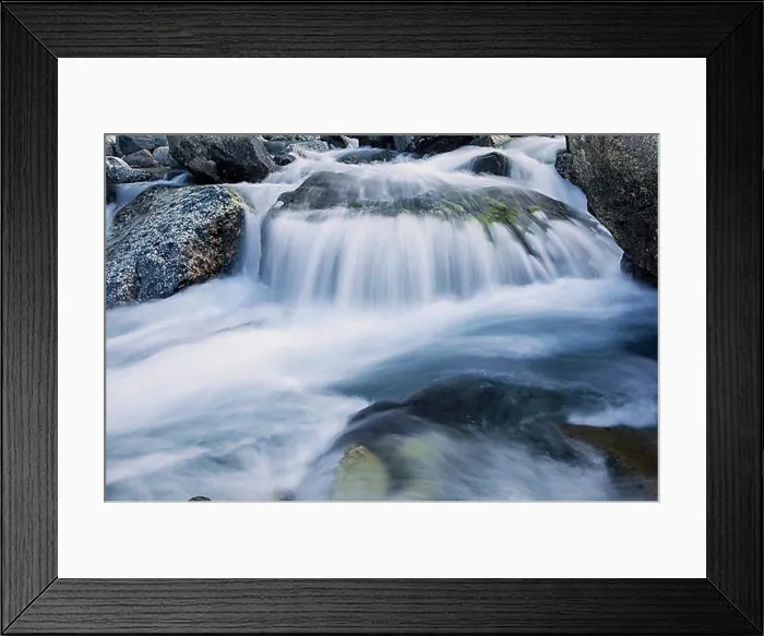 Framed Print : Rio Blanco stream, Los Glaciares National Park, El Chalten, Santa Cruz, Argentina, South America