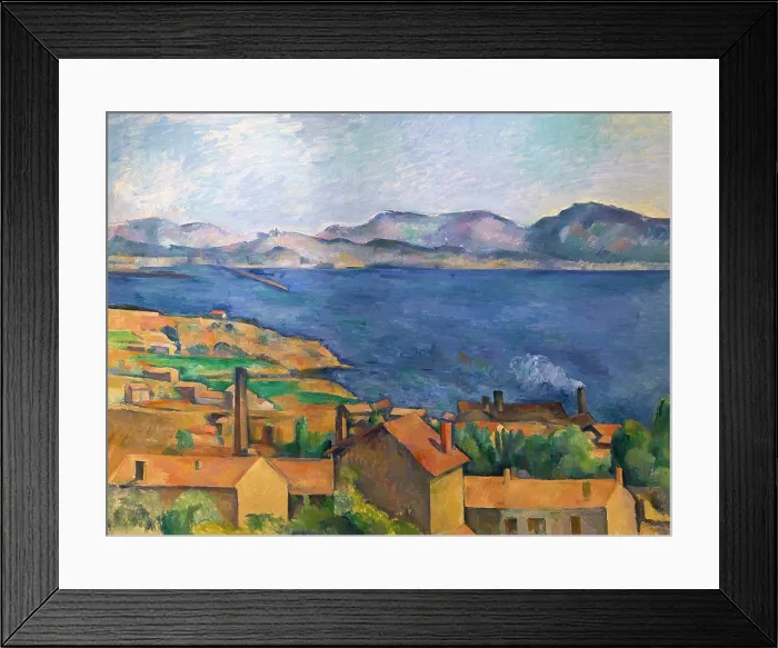 Framed Print : The Bay of Marseille seen from L'Estaque Framed Print : The Bay of Marseille seen from L'Estaque