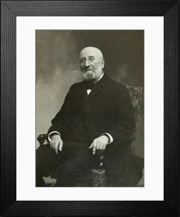 Framed Print : Jean Jacques Théophile Schloesing. Photograph by Pierre Petit Framed Print : Jean Jacques Théophile Schloesing. Photograph by Pierre Petit