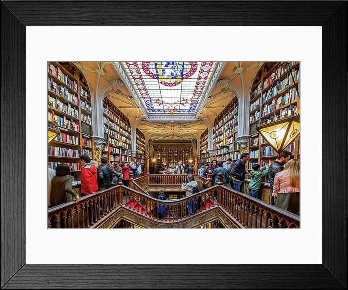 Framed Print : Libreria Lello (Livraria Lello) Framed Print : Libreria Lello (Livraria Lello)