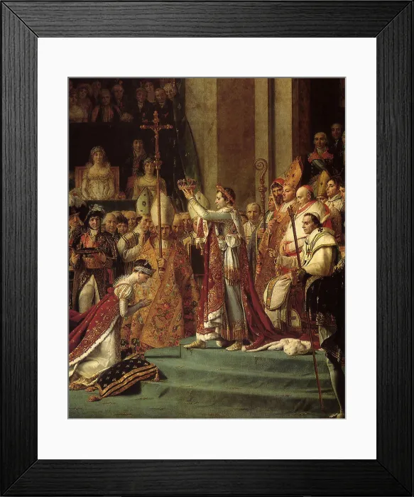 Framed Print : Consecration of the Emperor Napoleon I 1807, David, Jacques-Louis, 1807
