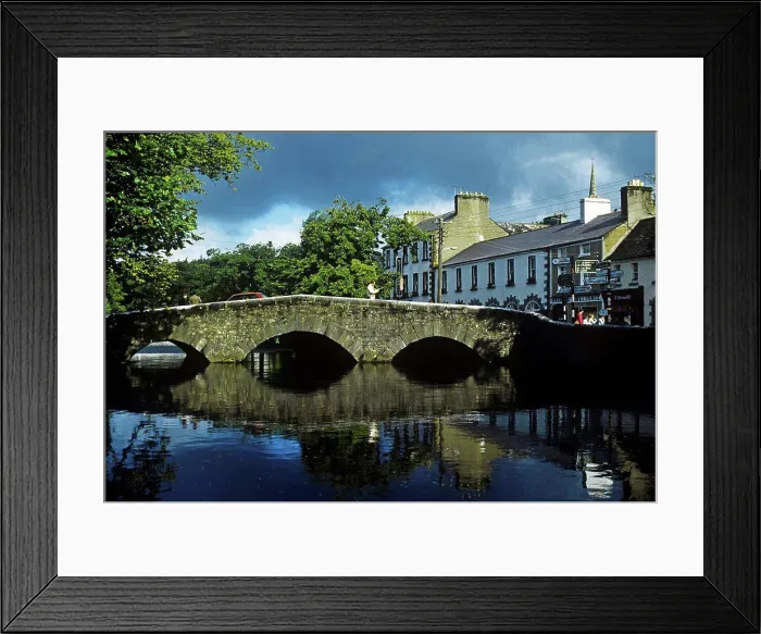 Framed Print : Bridge Over A River In Front Of Buildings, The Mall, Westport, County Mayo, Republic Of Ireland Framed Print : Bridge Over A River In Front Of Buildings, The Mall, Westport, County Mayo, Republic Of Ireland