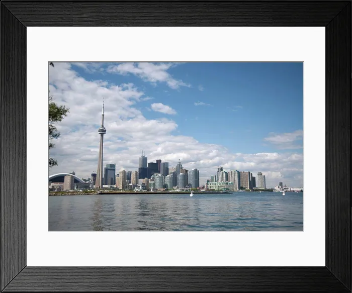 Framed Print : City skyline, Toronto, Ontario, Canada Framed Print : City skyline, Toronto, Ontario, Canada