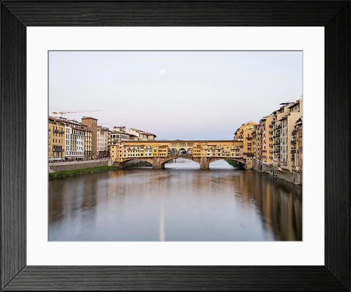 Framed Print : The Ponte Vecchio bridge over the river Arno, in moonlight under a full moon, Florence, Tuscany, Italy, Europe Framed Print : The Ponte Vecchio bridge over the river Arno, in moonlight under a full moon, Florence, Tuscany, Italy, Europe