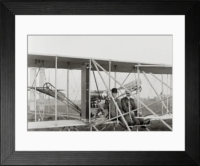 Framed Print : Orville Wright Prepares to Take Off Framed Print : Orville Wright Prepares to Take Off