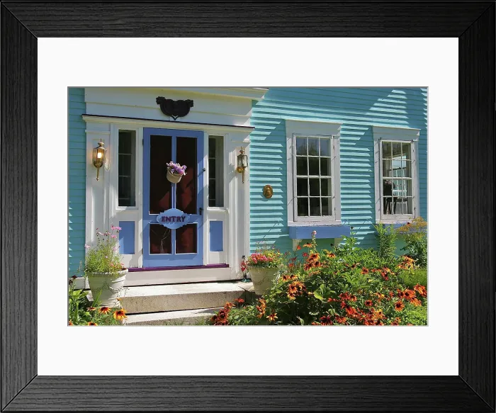 Framed Print : USA, Maine, Searsport. Inn Britannia Bed and Breakfast Framed Print : USA, Maine, Searsport. Inn Britannia Bed and Breakfast
