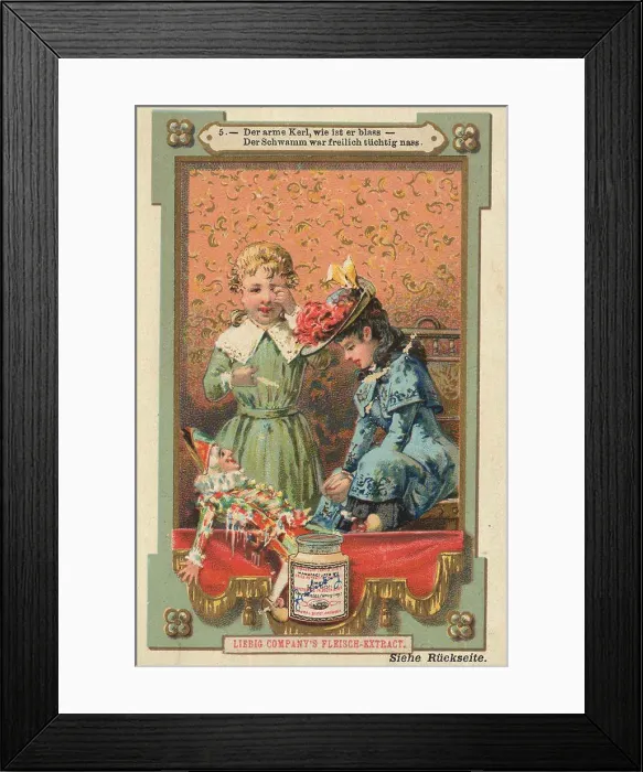 Framed Print : Bilderserie Kinder mit Geschenken