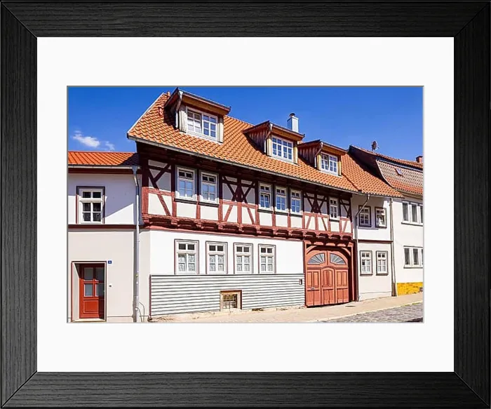 Framed Print : Historic Old Town, Bad Langensalza, Thuringia, Germany, Europe Framed Print : Historic Old Town, Bad Langensalza, Thuringia, Germany, Europe