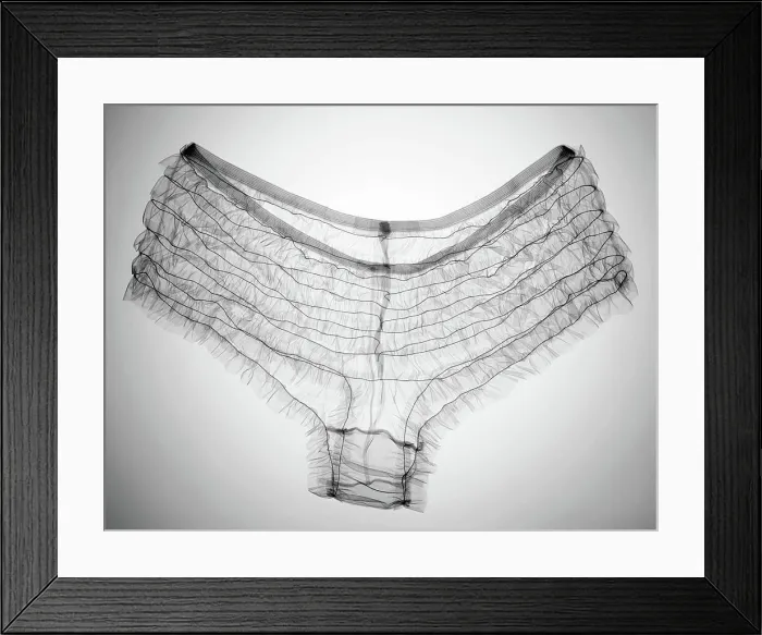 Framed Print : Underwear, X-ray