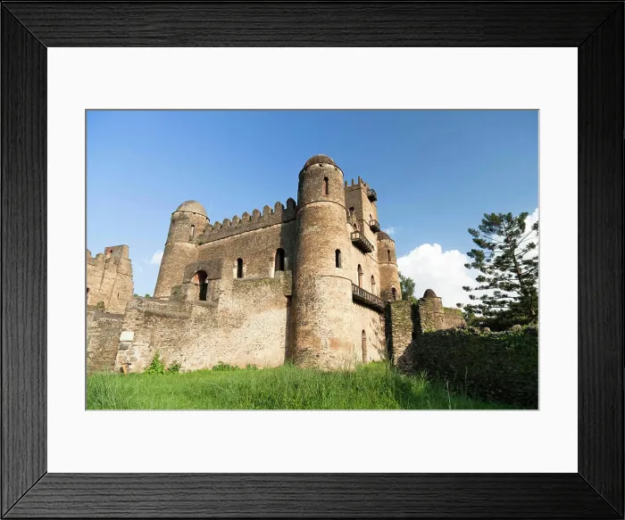 Framed Print : Fasil Ghebbi, a fortress-like royal enclosure, Gonder, Ethiopia Framed Print : Fasil Ghebbi, a fortress-like royal enclosure, Gonder, Ethiopia