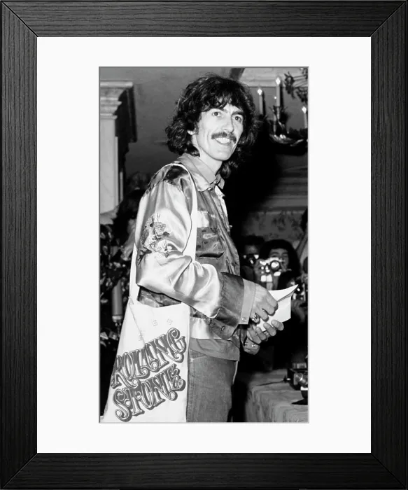 Framed Print : George harrison, 1974 Framed Print : George harrison, 1974