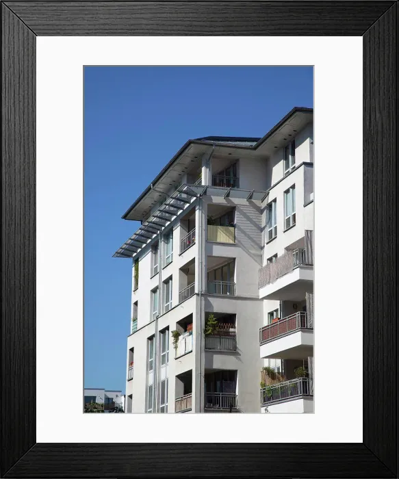 Framed Print : Germany, Berlin, Mitte, typical new apartment blocks Framed Print : Germany, Berlin, Mitte, typical new apartment blocks