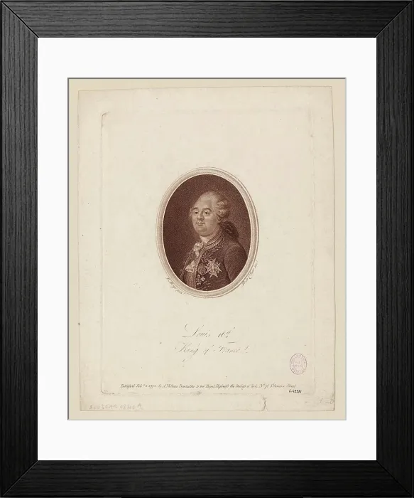 Framed Print : Louis 16th / King of France Framed Print : Louis 16th / King of France
