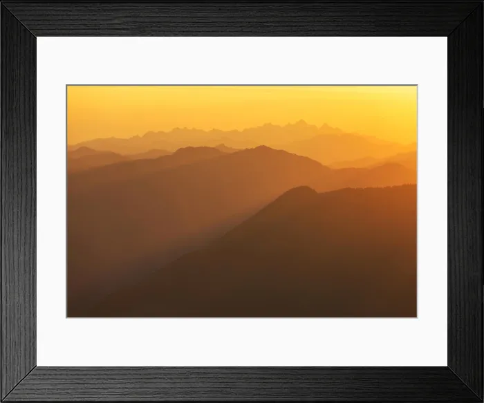 Framed Print : Mountains on sunset Scenic Sunset in the mountains. Autumn season. Copyright: xZoonar.com / GalynaxAndrushkox 14261644
