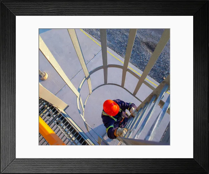 Framed Print : Images around a refining complex Framed Print : Images around a refining complex