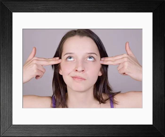 Framed Print : schönes mädchen und geste beautiful girl and gesture LicenseRF Framed Print : schönes mädchen und geste beautiful girl and gesture LicenseRF