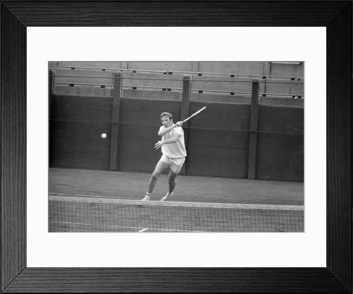 Framed Print : Anefo photo collection. Dutch Tennis Championships 1968
