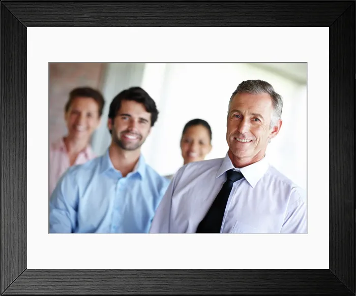 Framed Print : Corporate, businessman and portrait with team in office for leadership Framed Print : Corporate, businessman and portrait with team in office for leadership