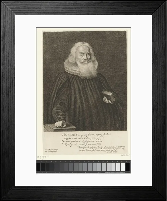 Framed Print : Portrait van Albrecht Volckhard Framed Print : Portrait van Albrecht Volckhard