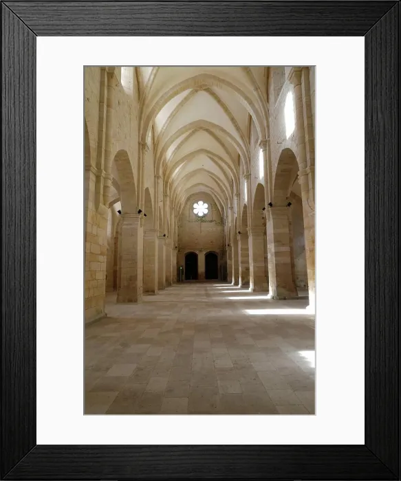 Framed Print : The Cistercian abbey of Noirlac. France Framed Print : The Cistercian abbey of Noirlac. France