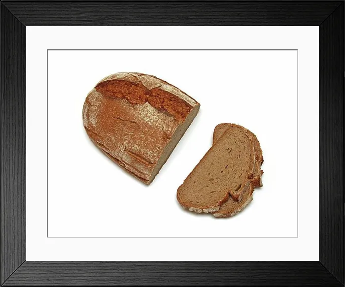 Framed Print : A brown bread