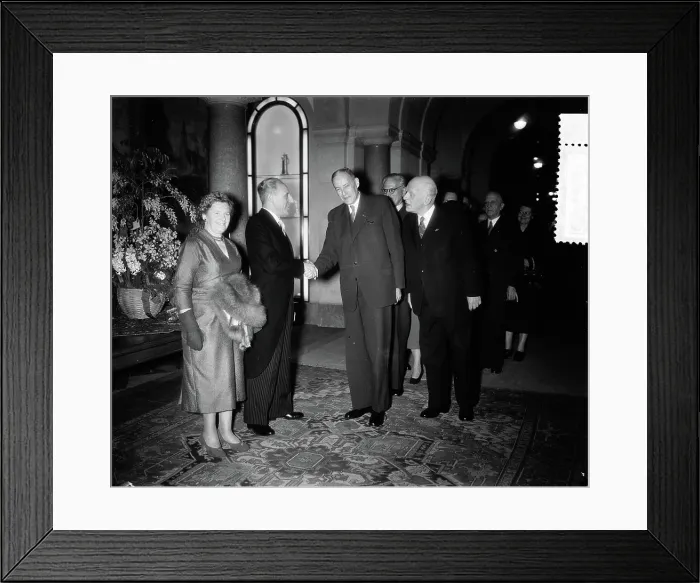 Framed Print : Anefo photo collection. Farewell to alderman J Framed Print : Anefo photo collection. Farewell to alderman J