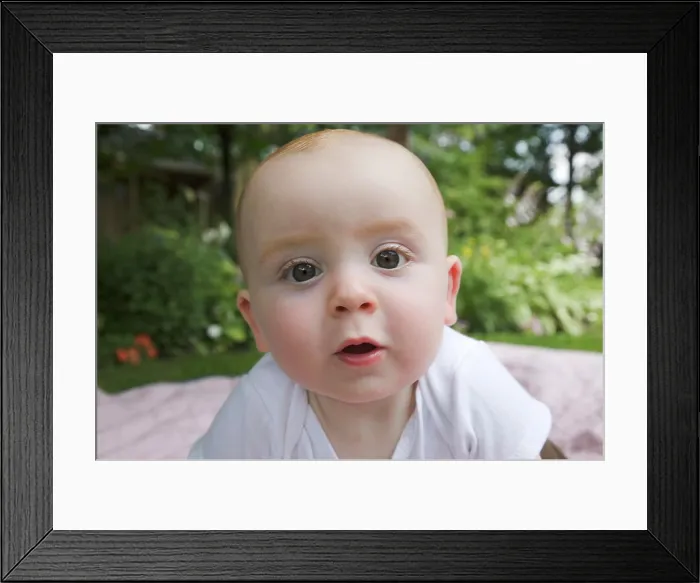 Framed Print : Close-Up Of Baby Boy, Ontario Framed Print : Close-Up Of Baby Boy, Ontario
