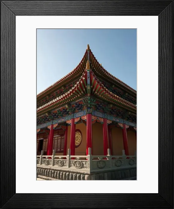 Framed Print : Daqing Guocheng Temple Framed Print : Daqing Guocheng Temple