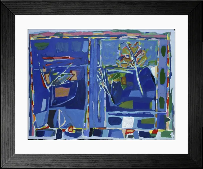 Framed Print : Gazebo View 1993 Hamish MacEwan (20th C. American) Framed Print : Gazebo View 1993 Hamish MacEwan (20th C. American)