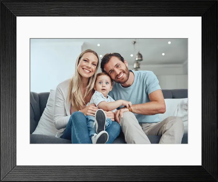 Framed Print : Happy, smile and portrait of a family on a sofa relaxing Framed Print : Happy, smile and portrait of a family on a sofa relaxing