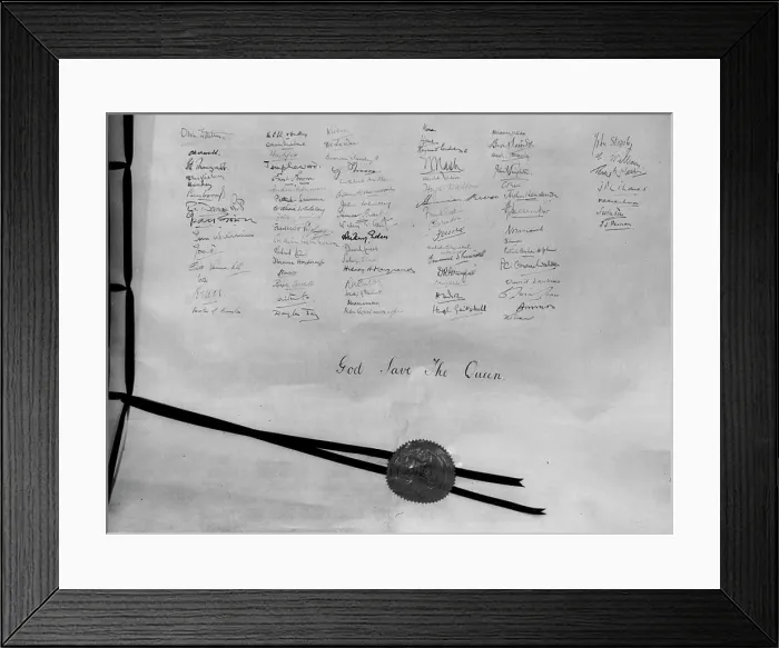 Framed Print : Proclamation - The Actual Document Framed Print : Proclamation - The Actual Document