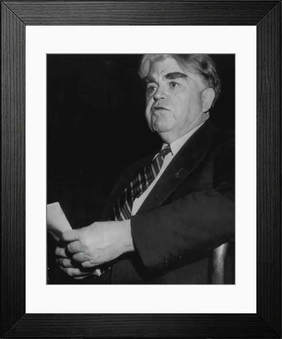 Framed Print : John L. Lewis Coal Commissioner for U.S.A. July 26, 1946. (Photo by Associated Press Photo) Framed Print : John L. Lewis Coal Commissioner for U.S.A. July 26, 1946. (Photo by Associated Press Photo)
