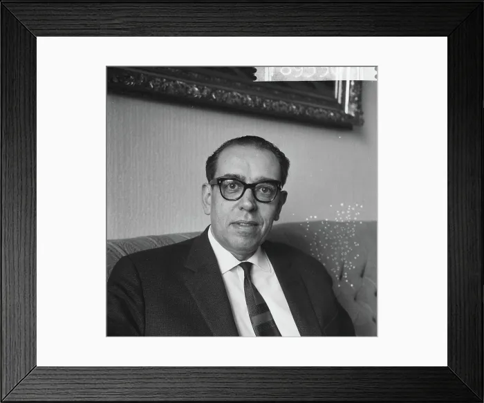 Framed Print : Anefo photo collection. Mr. A. Zeegers (chairman (DK)) (Kop), Order Elsevier. March 18, 1966 Framed Print : Anefo photo collection. Mr. A. Zeegers (chairman (DK)) (Kop), Order Elsevier. March 18, 1966