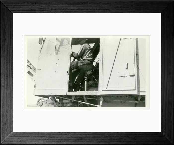 Framed Print : William Nelson, District Shovel Dam