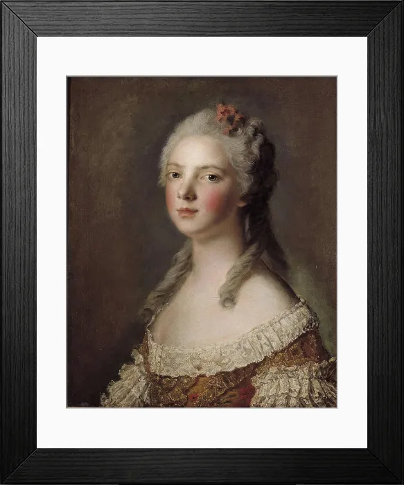 Framed Print : Portrait of Marie-Adelaide de France Framed Print : Portrait of Marie-Adelaide de France