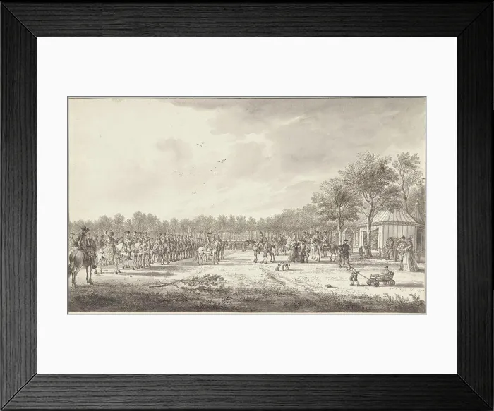 Framed Print : Revue Cavalry by Prince William V Malieveld The Hague The Netherlands, Paulus Constantijn la Fargue, 1770 Framed Print : Revue Cavalry by Prince William V Malieveld The Hague The Netherlands, Paulus Constantijn la Fargue, 1770