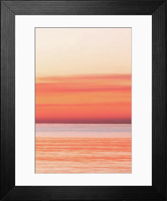 Framed Print : An abstract view of the sunset creating a pastel gradient Framed Print : An abstract view of the sunset creating a pastel gradient
