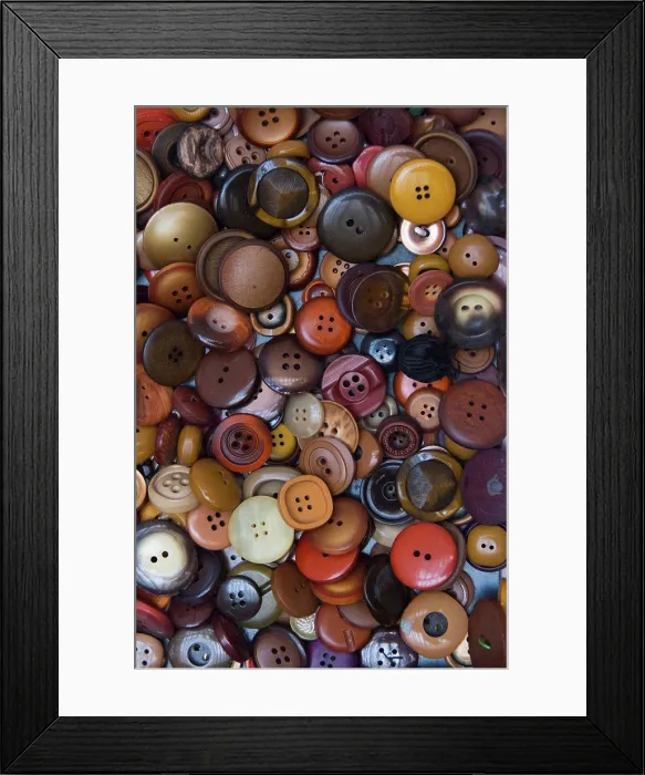 Framed Print : Pile of buttons Framed Print : Pile of buttons