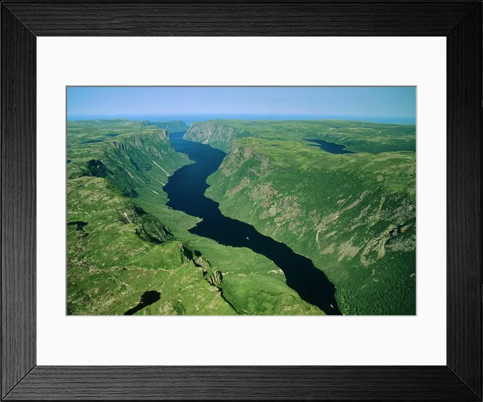 Framed Print : grey river, newfoundland, Canada Framed Print : grey river, newfoundland, Canada