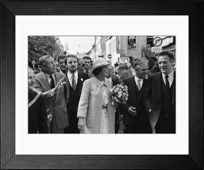 Framed Print : Anefo photo collection. Queen Beatrix and Prince Claus visit Central Limburg. August 27, 1982. Limburg Framed Print : Anefo photo collection. Queen Beatrix and Prince Claus visit Central Limburg. August 27, 1982. Limburg