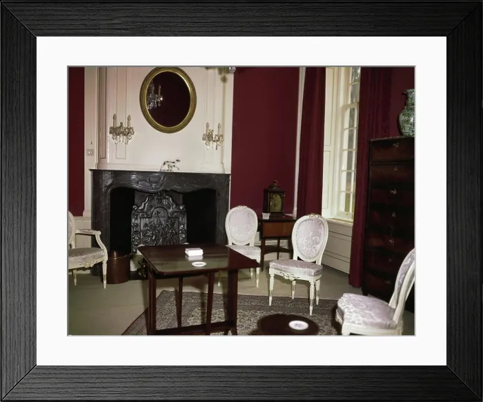 Framed Print : Anefo photo collection. Drakenstein castle. Salon with Sjah carpet from Persia. undated Framed Print : Anefo photo collection. Drakenstein castle. Salon with Sjah carpet from Persia. undated