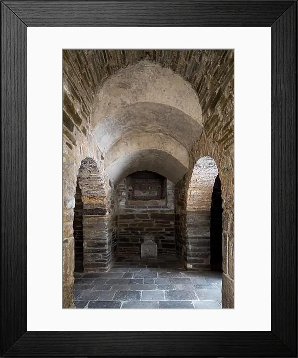 Framed Print : View to the east, grave niche, St. Sankt, Saint Framed Print : View to the east, grave niche, St. Sankt, Saint
